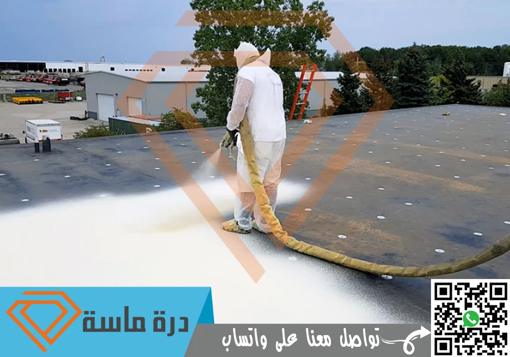 شركة عزل فوم بابها 👷🏻♂️ | 0593428144 | بولي يوريثان 80 Roof insulation company in Khamis Mushait 2